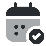 Calendar Tick SVG Icon